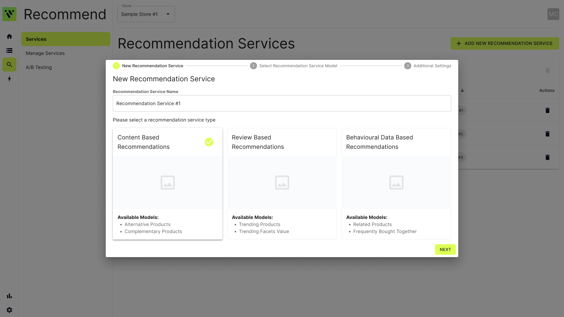 Recommendation Service